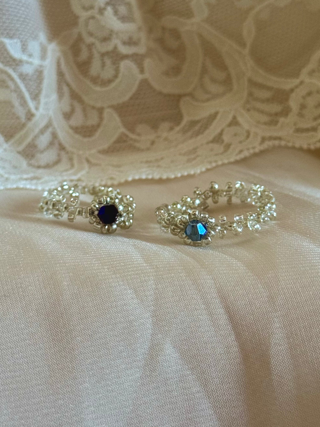 Halo Hand Beaded Ring