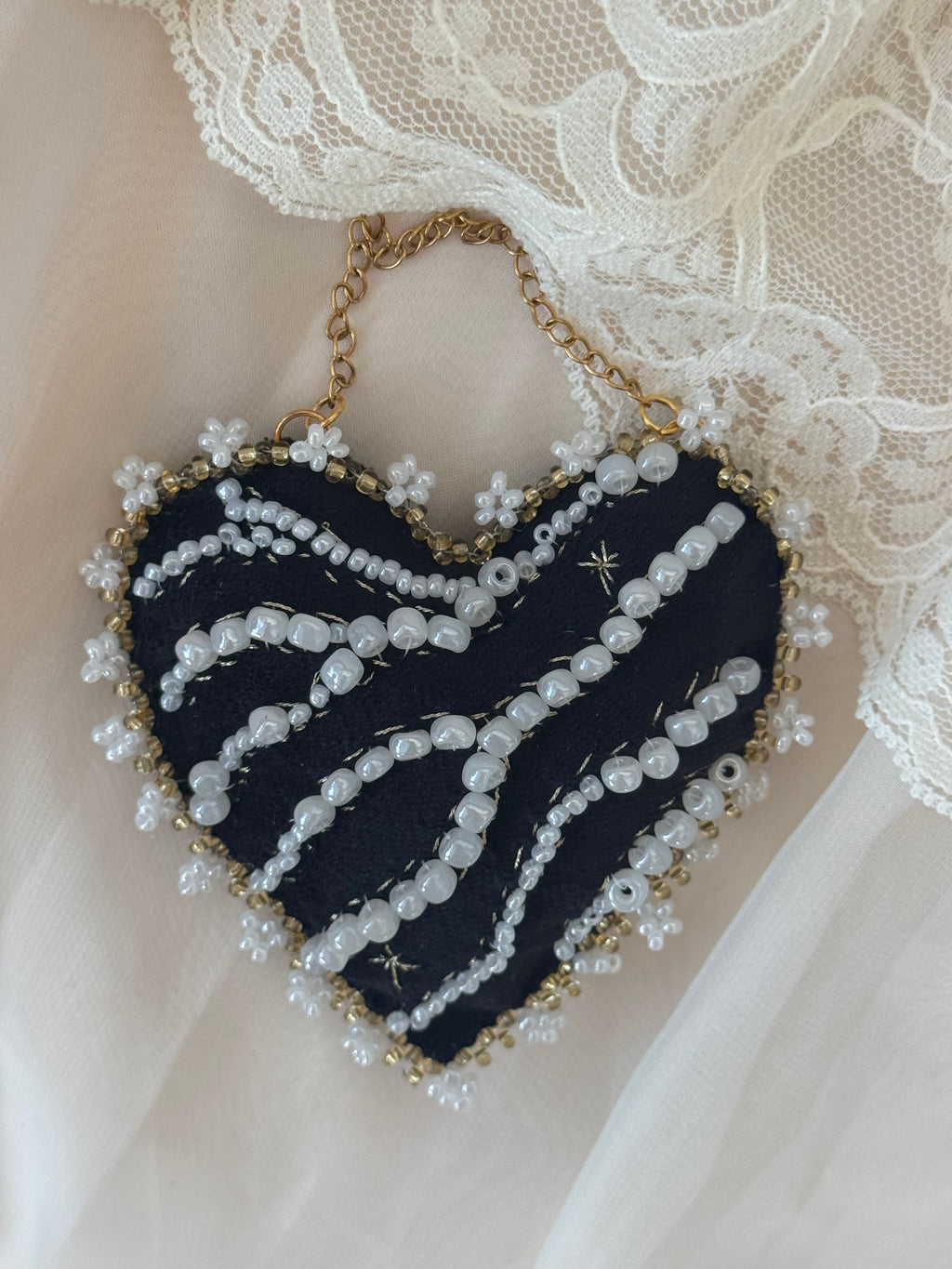 Tia’s Pearl Zebra Wall Hanging