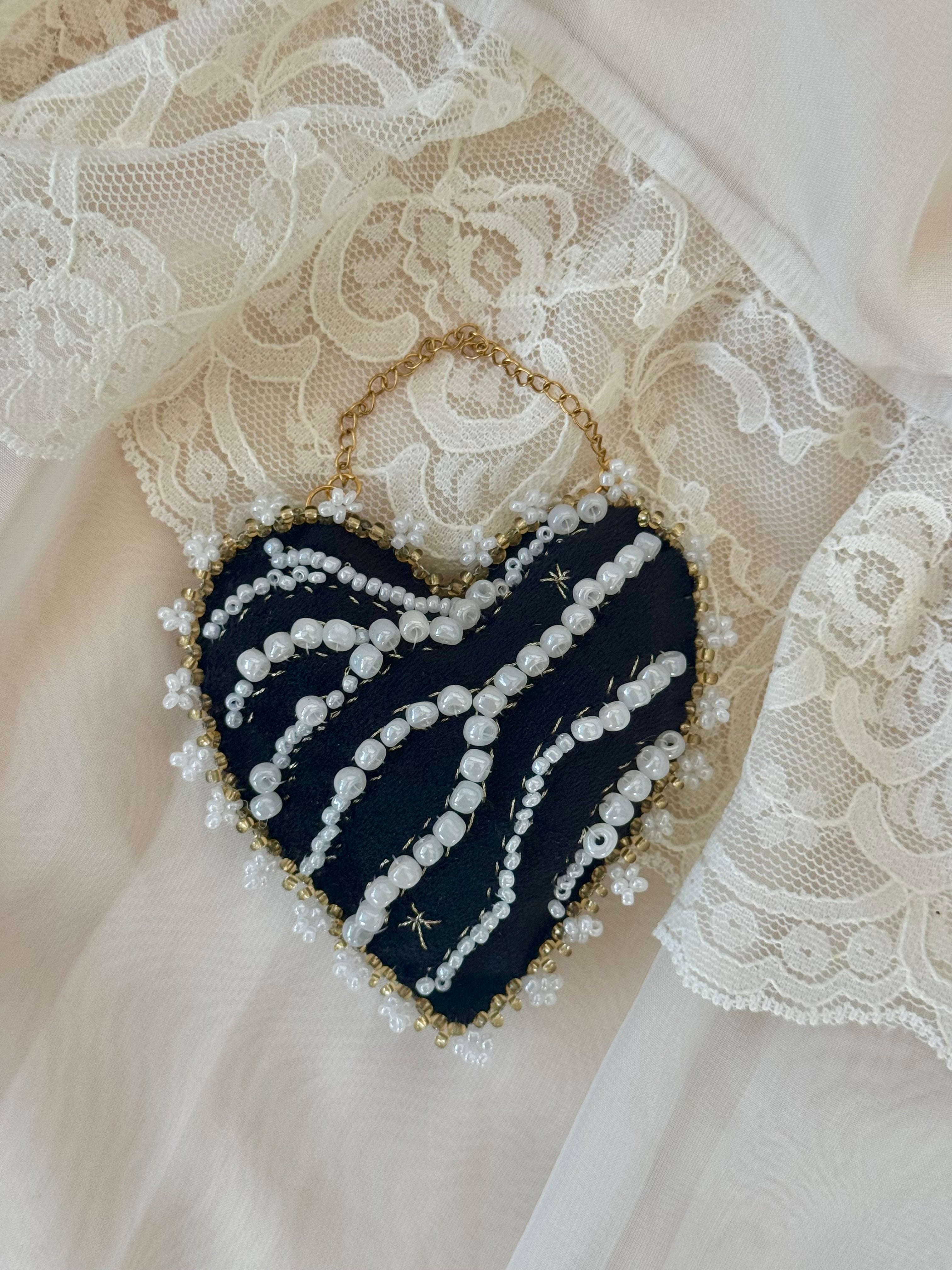 Tia’s Pearl Zebra Wall Hanging