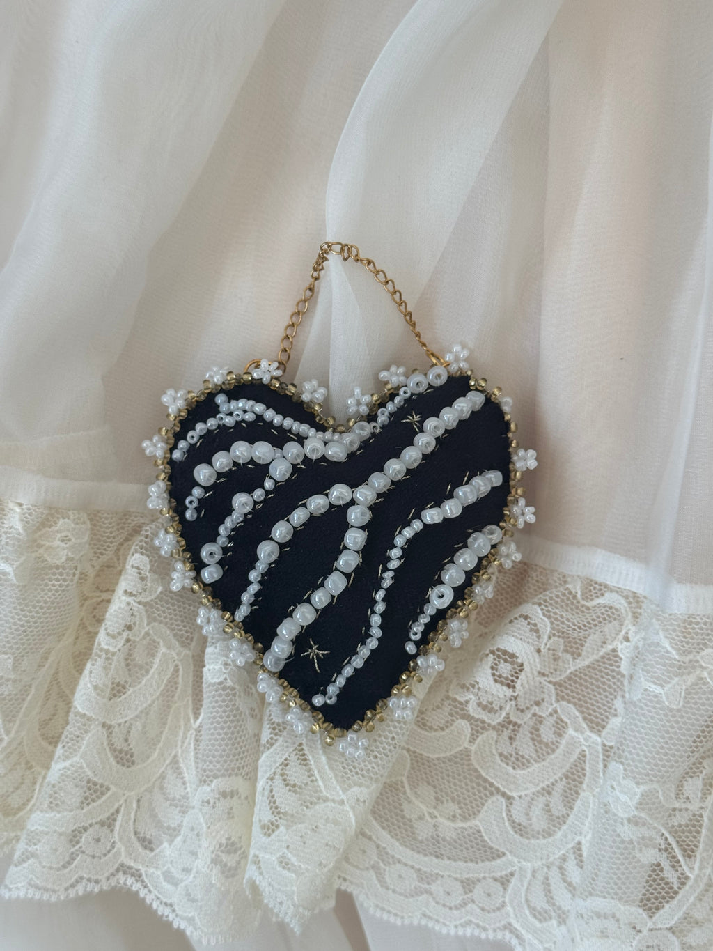 Tia’s Pearl Zebra Wall Hanging