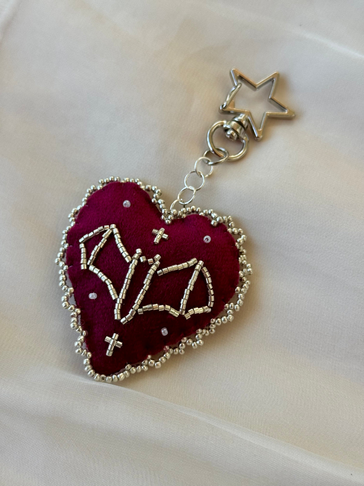 Bloodwing Red Velvet Bag Charm