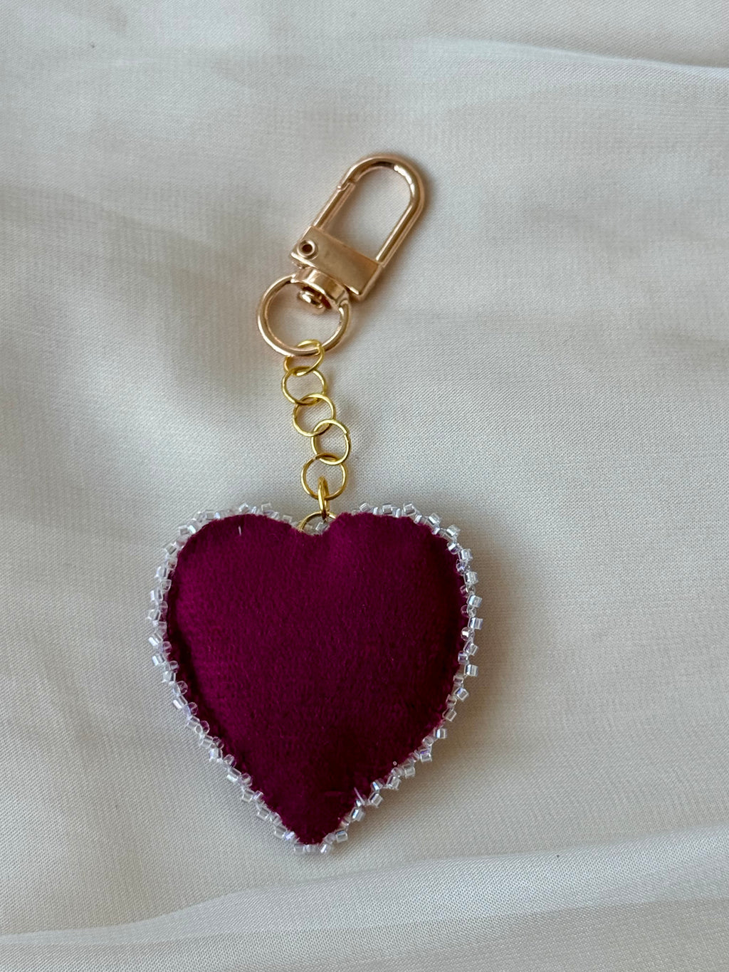 Sweet Mortality Red Velvet Bag Charm