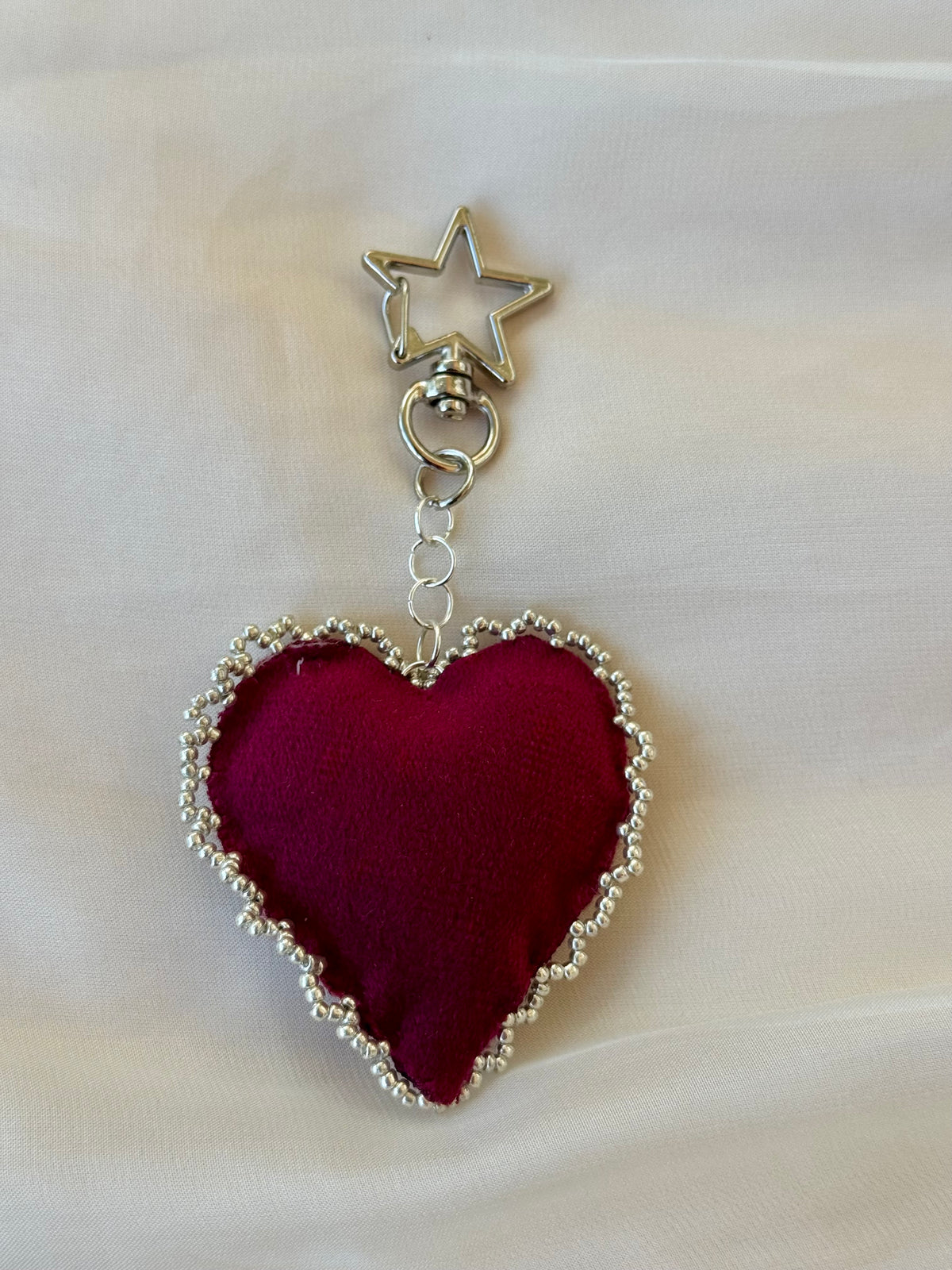 Bloodwing Red Velvet Bag Charm