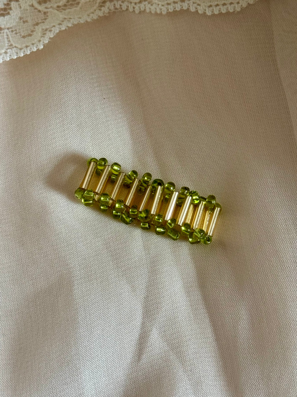 Coronet Hand Beaded Ring