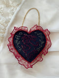 Y Ddraig Goch Hand Embroidered Welsh Dragon Wall Hanging