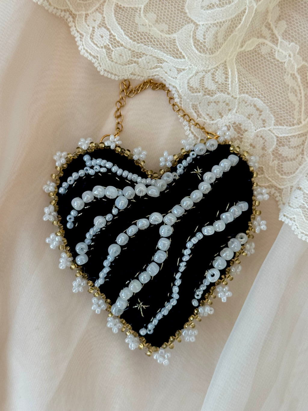 Tia’s Pearl Zebra Wall Hanging