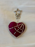 Arachne Red Velvet Bag Charm