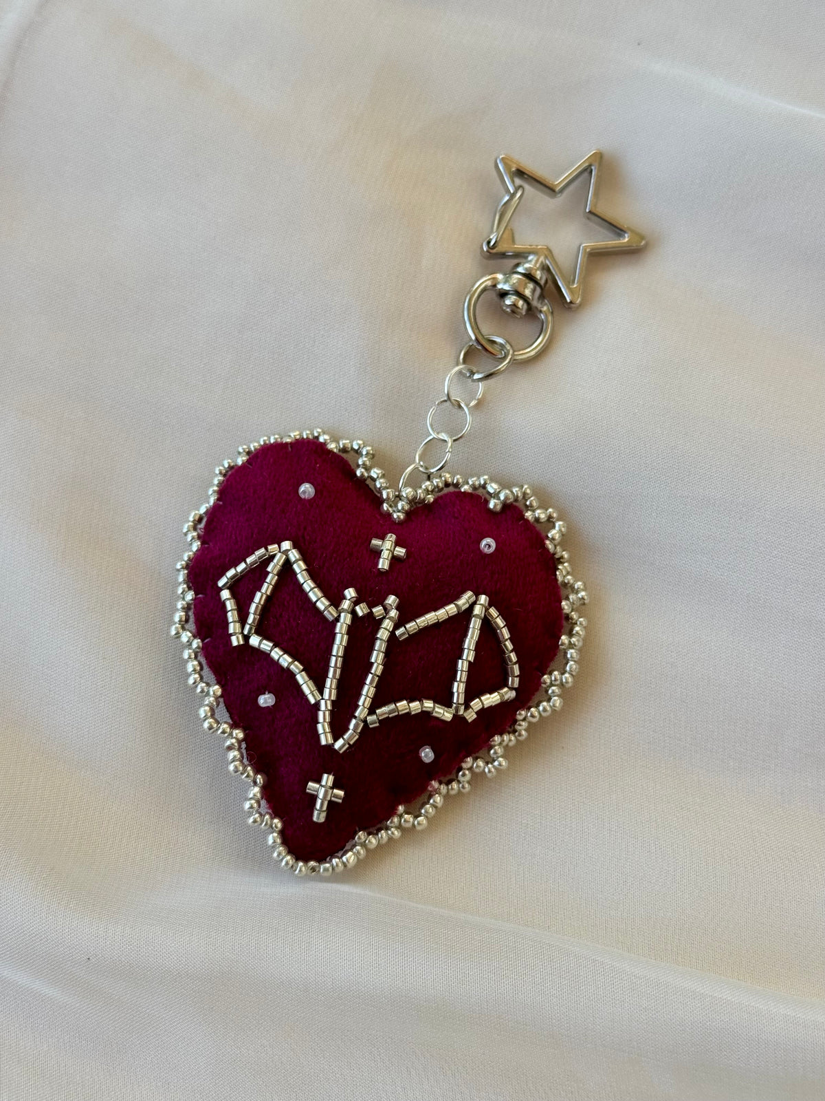 Bloodwing Red Velvet Bag Charm