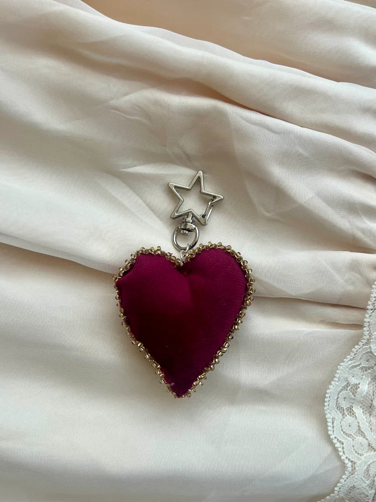 Midnight Eclipse Sacred Heart Bag Charm
